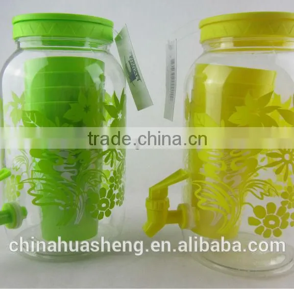 BPA Free Beverage Dispenser, PET Juice Jar, Plastic Sun Tea Jar,water Container Custom Logo photo-5