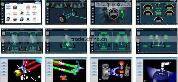 Good Stability & Accuracy HD Camera and Shielded Target 3D Wheel Alignment Equipment photo-3