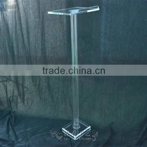 Crystal Classical Design Acrylic Book and Magazine Vertical Display Stand photo-2