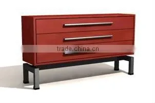 Wood and Metal Composite Cabinet