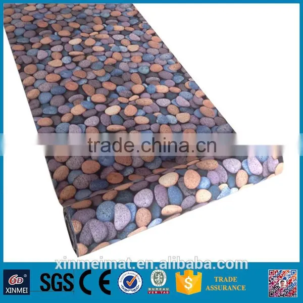 Cobble Stone Resin Flooring Roll China Supplier photo-2