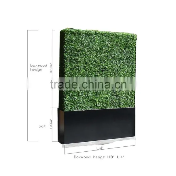 PE Material and Artificial Topiary Hedge Plant Type Outdoor Artificial Boxwood Hedge Quality Choice photo-3
