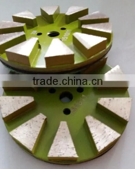 10 Segments Metal Stone Polishing Pad for Concrete photo-3