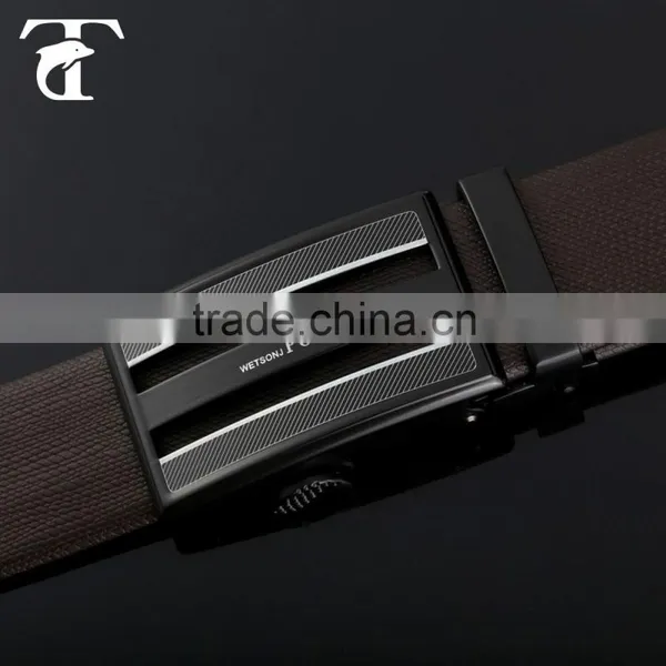 Men Luxury Metal Letters Anti-allergy Automatic Buckle Belt photo-4