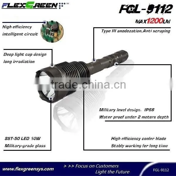 Rechargeable 18650 Battery SST-50 Led Flashlight photo-3