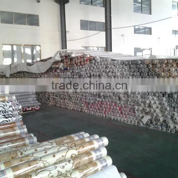 Printing PVC With Non-woven Backing Tablecloth in Roll