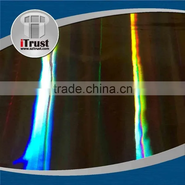 Cheap Customer Seamless Rainbow Window Filmand Holographic Plastic Film Bopp Film for Lamination photo-2