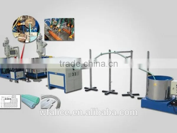 Flexible Pvc Spiral Suction Hose Machine photo-2