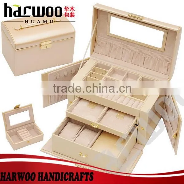 2016 Trendy Leather Jewelry Gift Boxes Wholesale photo-6