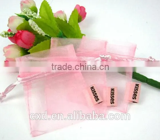 Drawstring Sealing&Handle and Security Feature Organza Factory Bags photo-2