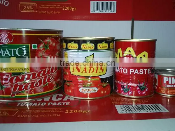 Good Quality Tomato Paste, Hot Sizes 70g ~ 3000g photo-3