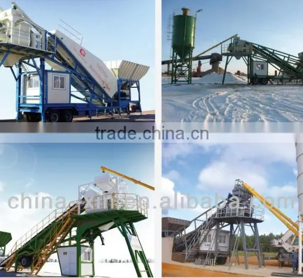2014 Hot Sale Trailer Type Mobile Concrete Bacthing Plant photo-4