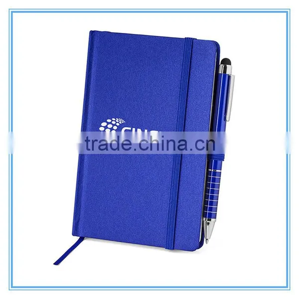 Hardcover Printed pu Leather/fabric Custom Notebook