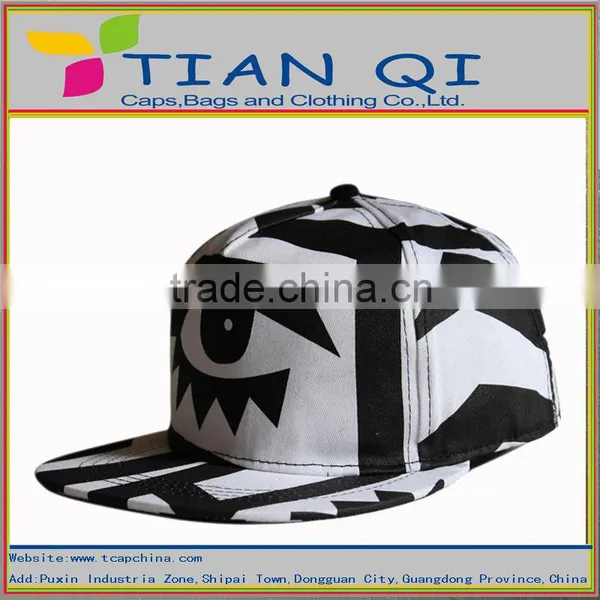 Vivid Fully Printed Big Eye for Wholesale Custom Made Snapback Hats