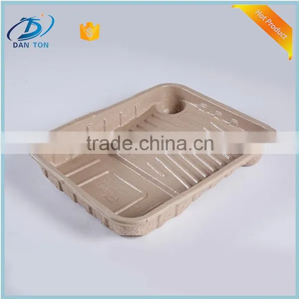 2016 New Design Biodegradable Disposable Tableware Sugarcane Fiber Food