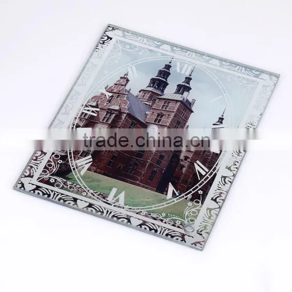 Sublimation Glass Photo Frame, Glass Crystal Clock photo-6