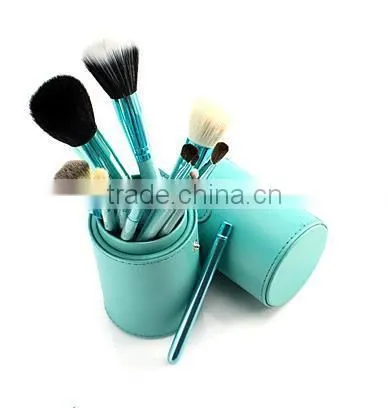 Professional 4 Colors New 12 Pcs Makeup Brush Cosmetic Make Up Brushes Set With Cup Holder Case Kit photo-6