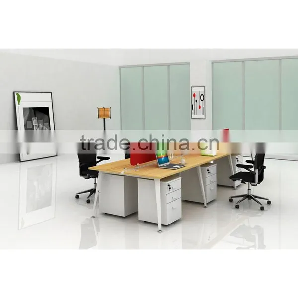 Modern Design Office Four People Workstations Modular