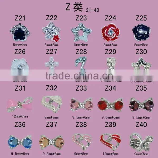 Wholesales New 3D Nail Art Jewellery Alloy Nail Jewelry Art photo-2