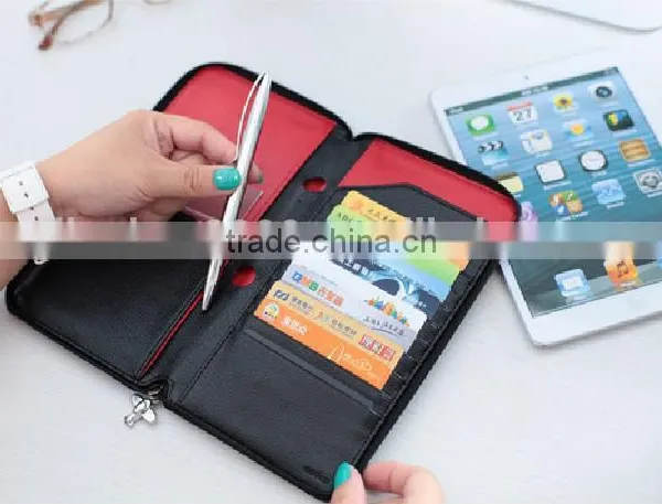 2016 Fashion Design Bag Business Organizer Holder Case Leather Travel Card Holder photo-4