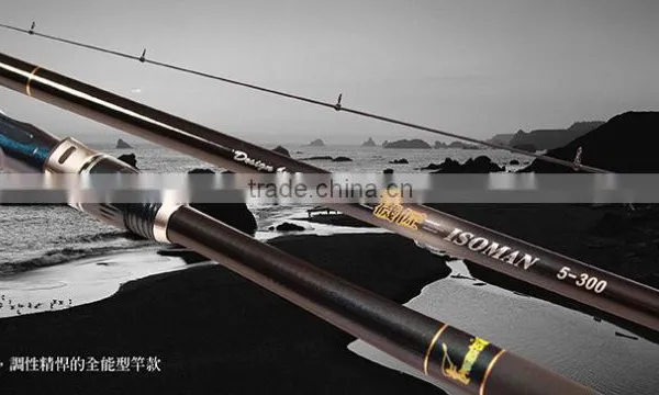 TELESCOPIC PURE CARBON ISO FISHING ROD
