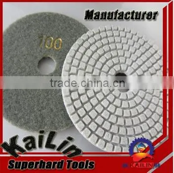 Resin Velcro Backing Wet Flexible Diamond Polishing Pad photo-5