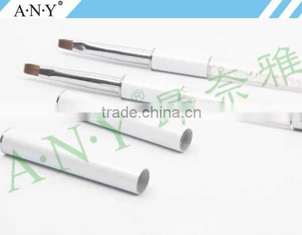 ANY Nail Art UV Gel Nails Building Crystal Pure Kolinsky Nail Art Brush Flat Gel Art photo-4