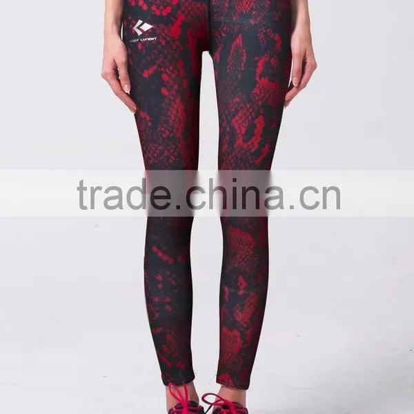 2016 Yoga Leggings Women's Fitness Pants Running Tights With Digital Printing Wholesale Clothing