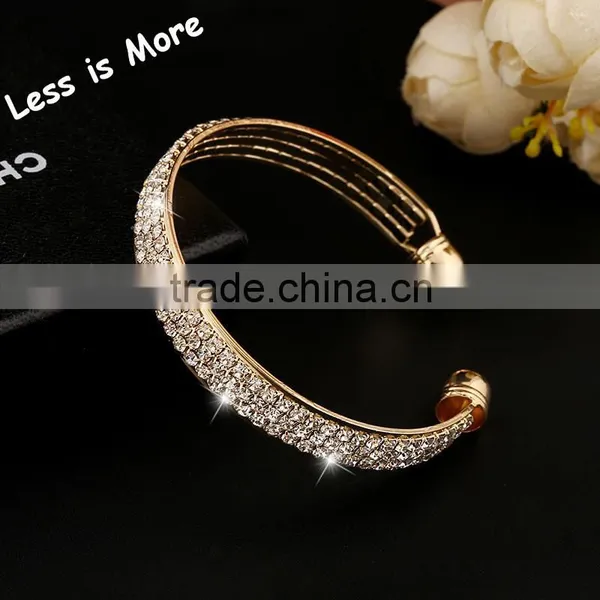 Gold Bracelet Crystal Bracelet Hot Sale Cuff Bracelets