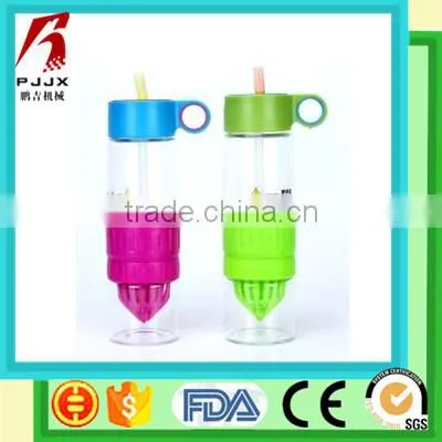 Bpa Free Lemon Infuser Water Bottle With Straw and Lid