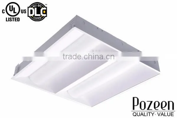 36 Watts LED Troffer 2 x 2, 0-10V Dimming, Double Lens photo-2