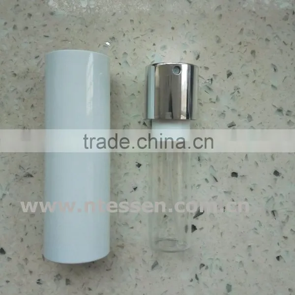 10ml White Twist Up Aluminum Oxidation Perfume Atomizer photo-4
