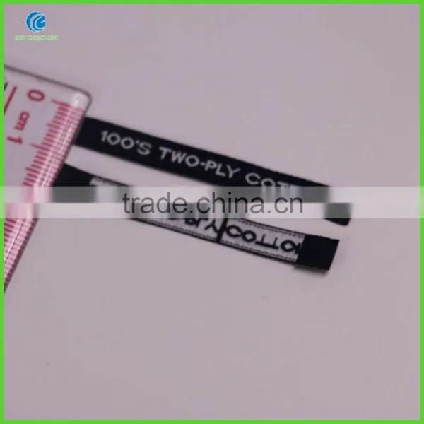Custom Design Centerfold High Density Garment Damask Woven Labels photo-3
