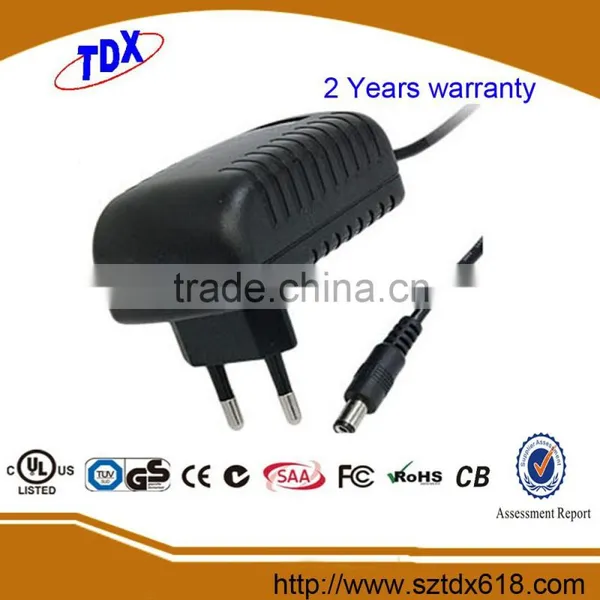 6 Volt DC Adapter 6V 1A With CE ROHS UL FCC GS RCM