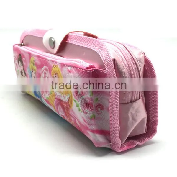 Pink Color Cartoon Design Cute Stainery Pencil Bag photo-2