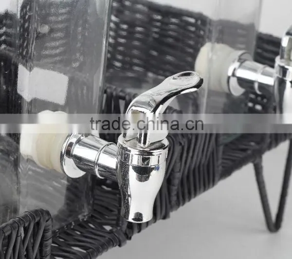 Wholesale Glass Beverage Dispenser Clear Glass Dispenser With Stand photo-5