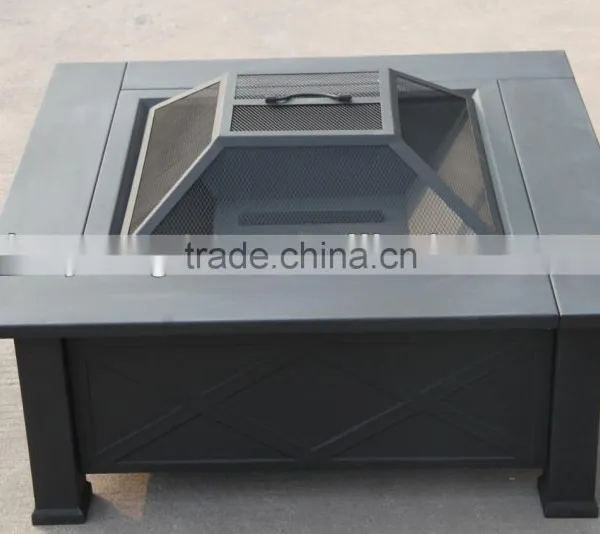 Outdoor tile firepit