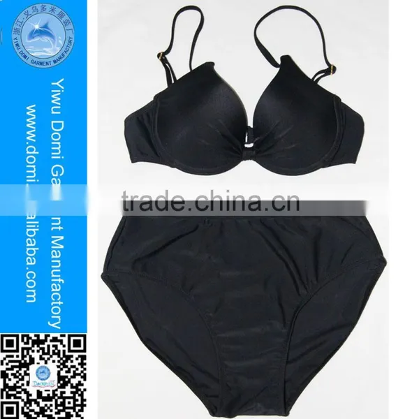 Wholesale a Set of Plus Size Push up Sexy Mature Bikini Girl Swimsuit in L-5XL