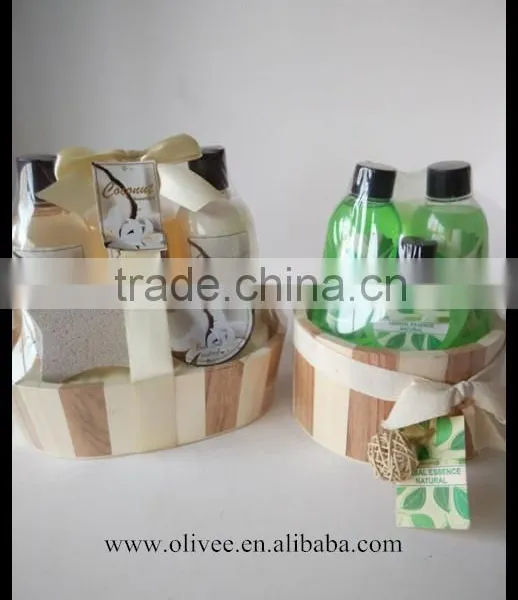 Whitening Moisturizing Skin Care Set Bath Set With Wooden Box photo-5