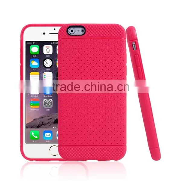 Mobile Phone Accessories Network Design Soft TPU Leather Pattern Finish Back Cover for Apple IPhone 6s photo-5