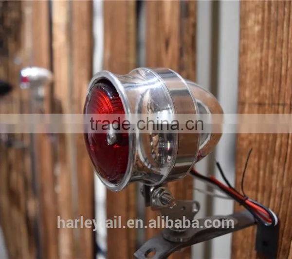 Motorcycle Brake Stop Running Rear Tail Light Racer Bobber Cruiser Chopper NEW photo-2