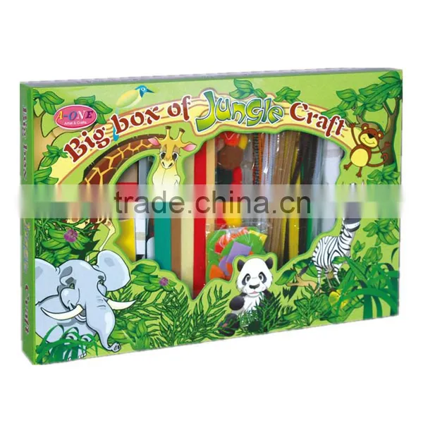 DIY Kids Craft Kit Jungle Craft Box