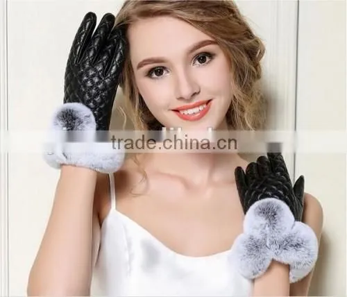 Faux Fur Women Gloves Various Colors Fur Women Gloves photo-4