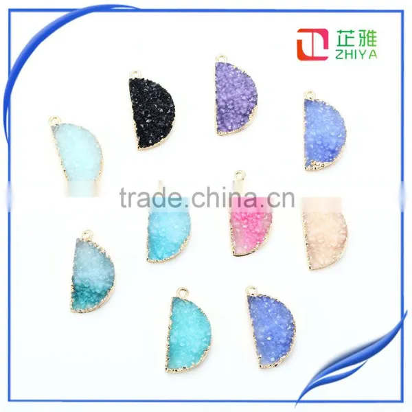 Cheap Resin Druzy Jewelry Druzy Connector Wholesale photo-2