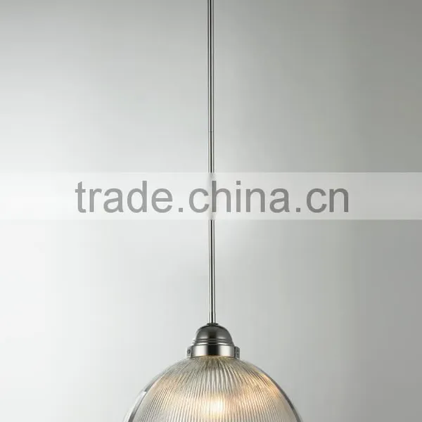 Antique Bronze Street 3 Light Pendant With Glass Shade photo-2