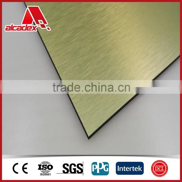 Brushed Finished High Quality Wall Cladding Material Acp/acm photo-2
