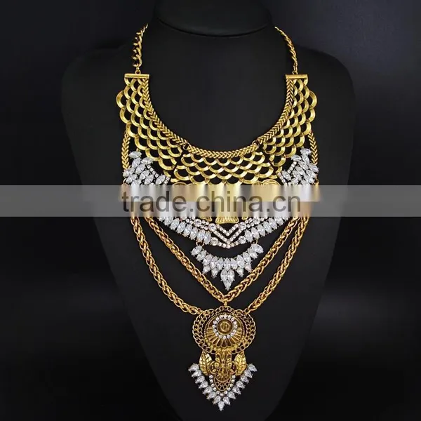 Heavy Statement Necklaces for Distributors Canada Stock photo-2