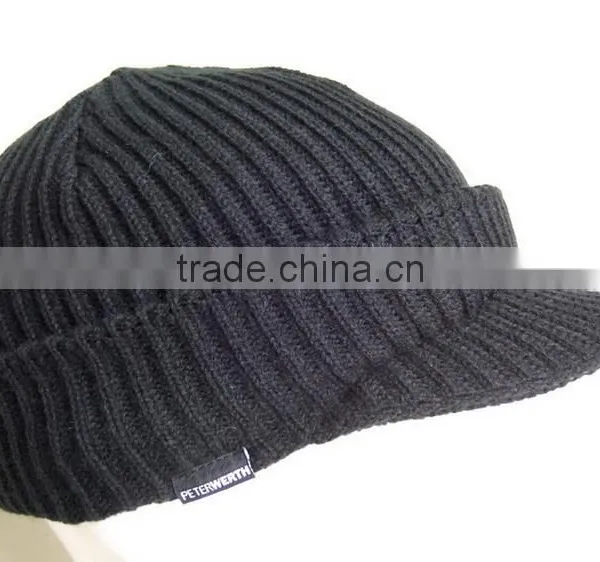 Winter Knitted Wool Hat for Old Man photo-2