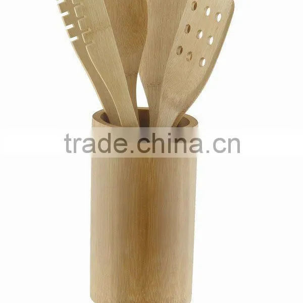 Bamboo Tableware Barrel Sets