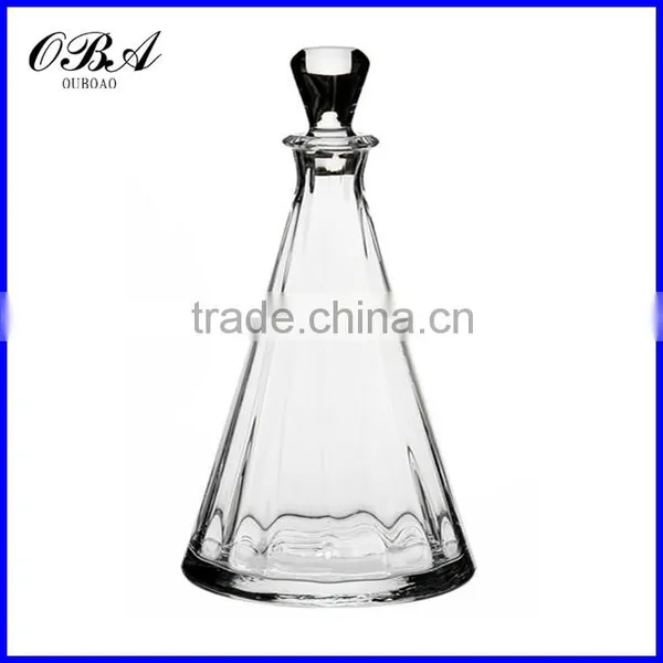 2016 New Arrive Artificial Blowing Crystal Glass Whiskey Decanter photo-2